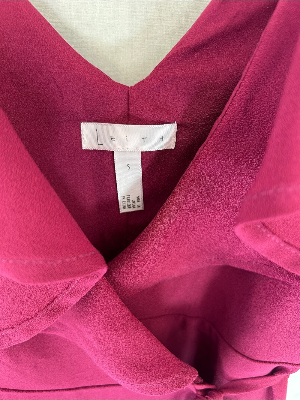 Leith Raspberry Ruffle Maxi Dress - Picture 2 of 4